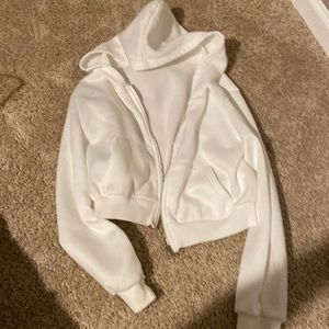 cropped hoodie